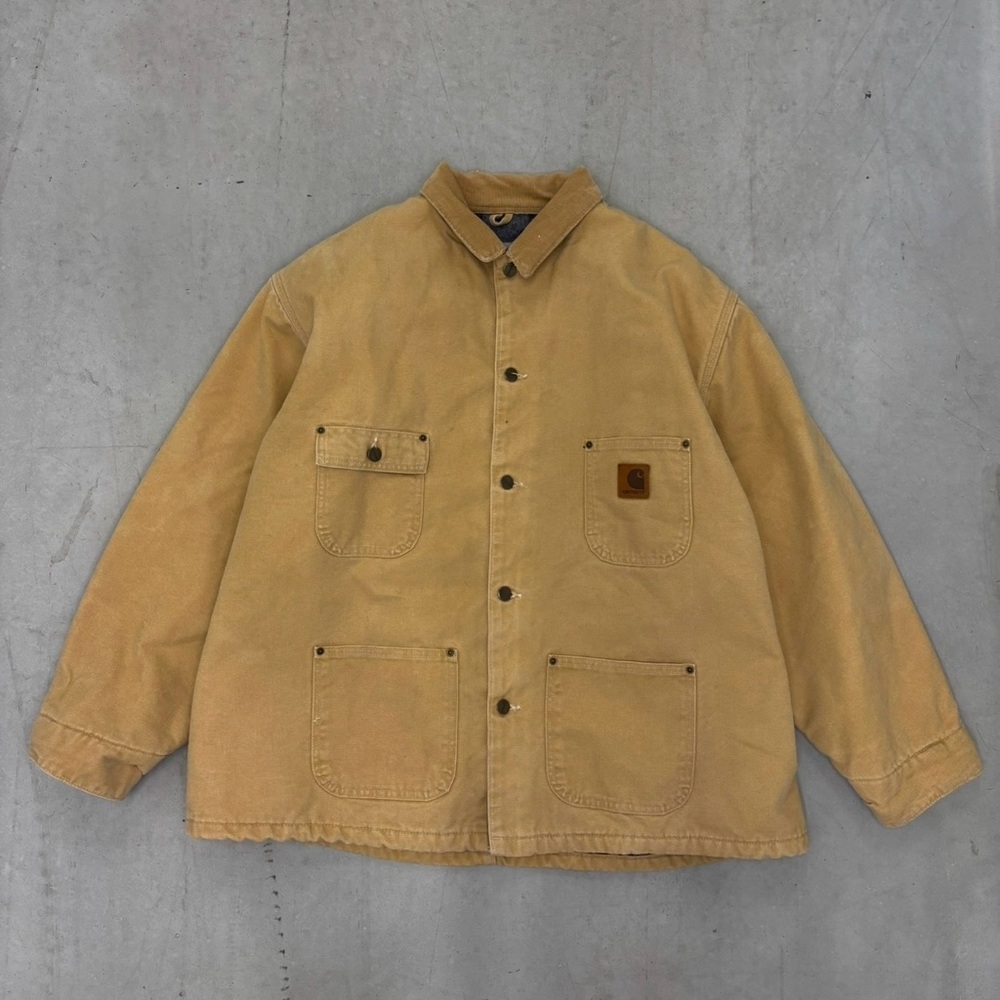 Carhartt Men's Tan‎ Chore Jacket Sz 2XL